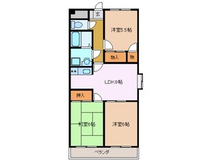 伊勢松本駅 徒歩2分 6階の物件間取画像